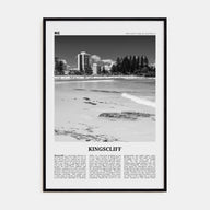 Kingscliff Travel B&W Poster