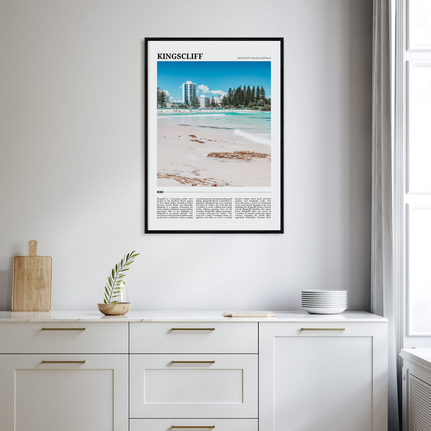 Kingscliff Travel Color Poster