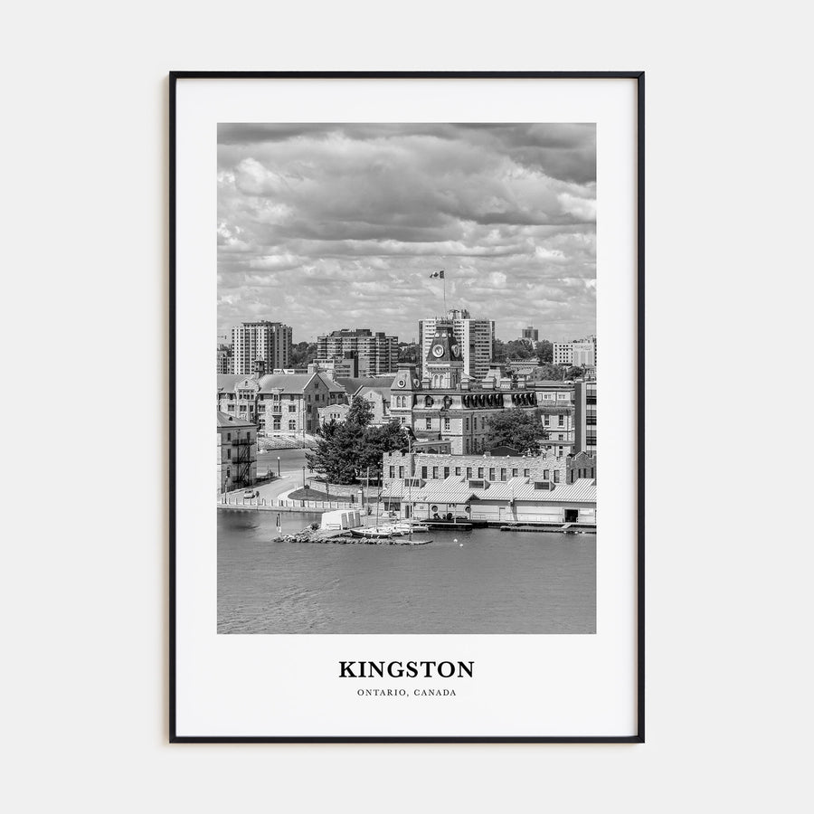 Kingston, Canada Portrait B&W Poster