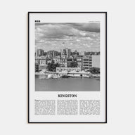 Kingston, Canada Travel B&W Poster