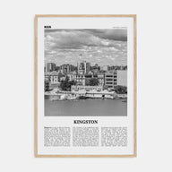 Kingston, Canada Travel B&W Poster