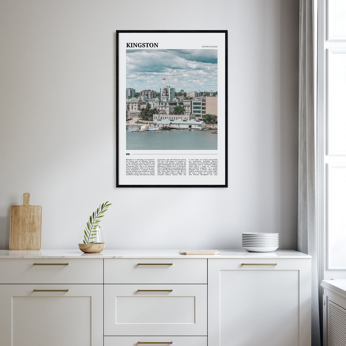 Kingston, Canada Travel Color Poster