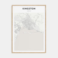Kingston, Jamaica Map Portrait Poster