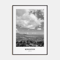 Kingston, Jamaica Portrait B&W Poster