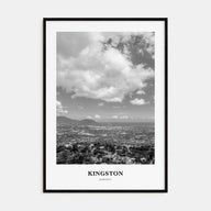 Kingston, Jamaica Portrait B&W Poster