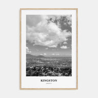 Kingston, Jamaica Portrait B&W Poster