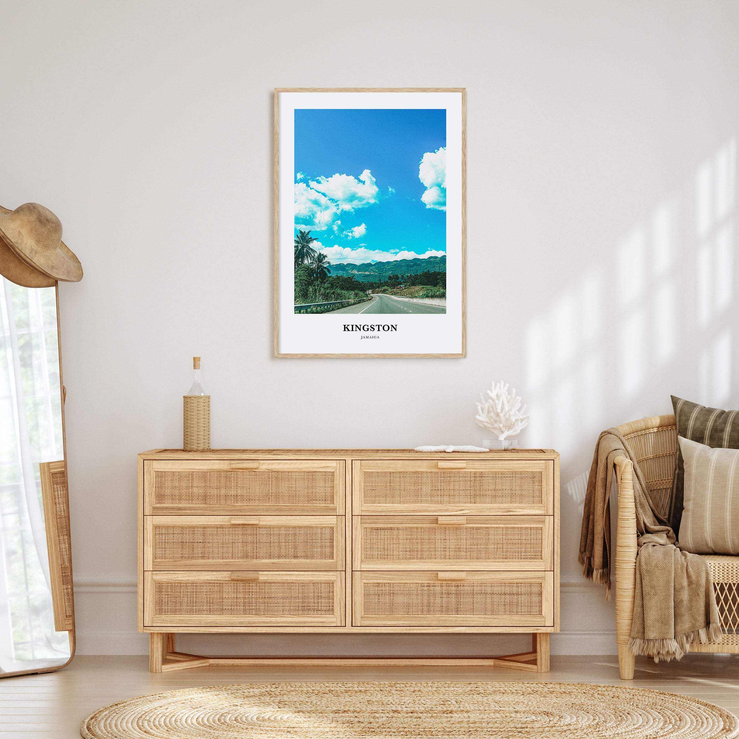 Kingston, Jamaica Portrait Color Poster