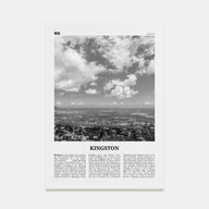 Kingston, Jamaica Travel B&W Poster
