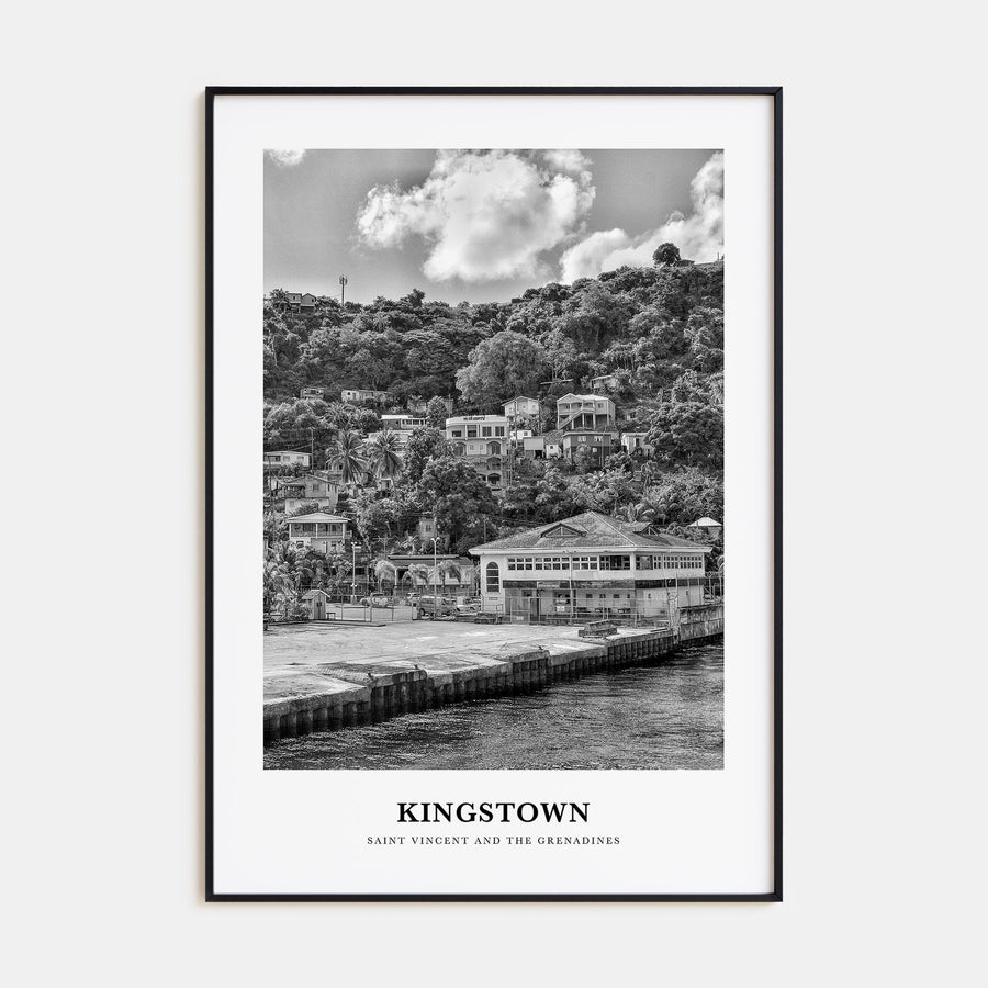 Kingstown Portrait B&W Poster