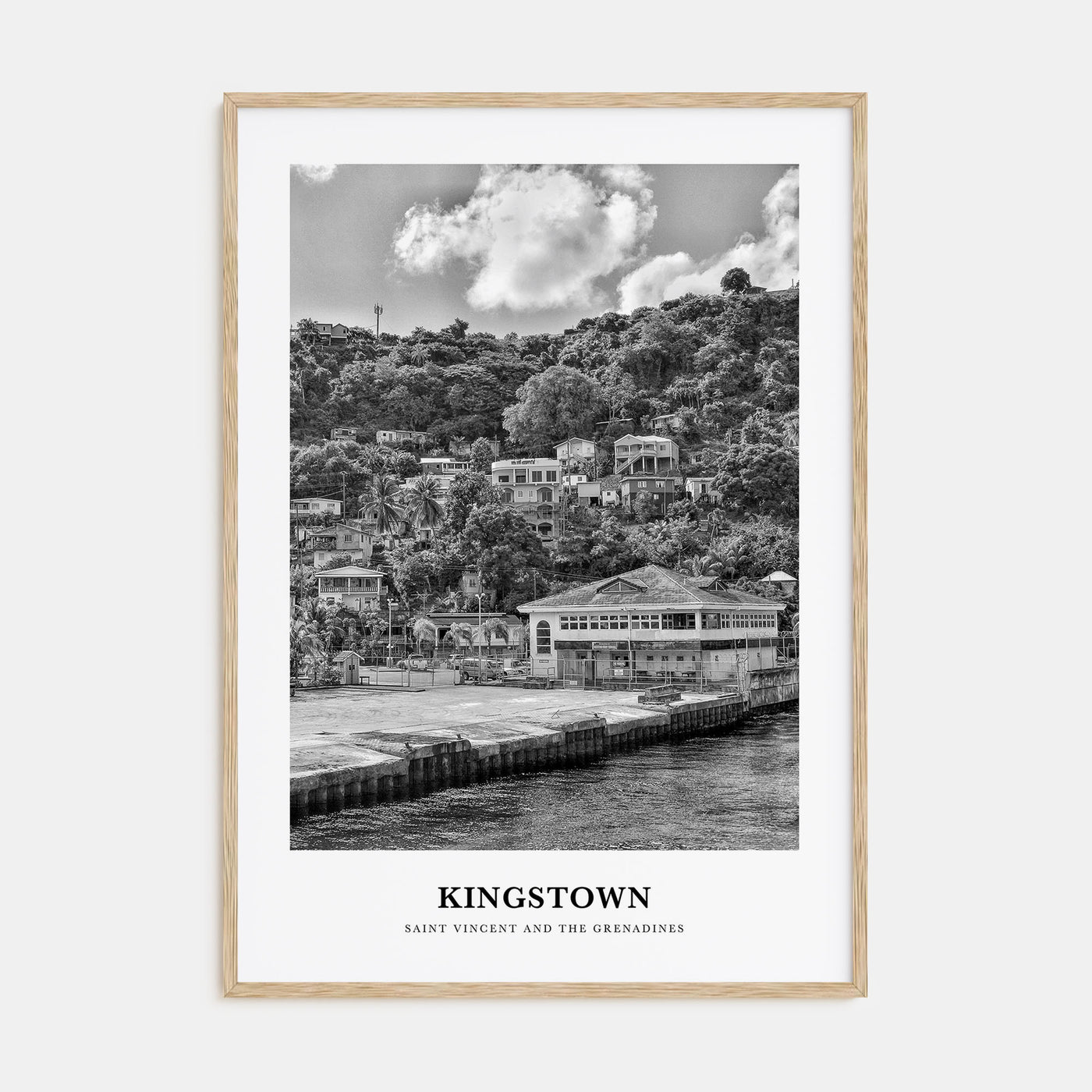 Kingstown Portrait B&W Poster