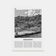 Kingstown Travel B&W Poster