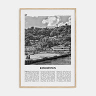 Kingstown Travel B&W Poster