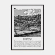 Kingstown Travel B&W Poster