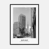 Kips Bay Portrait B&W Poster