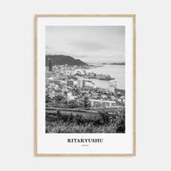 Kitakyushu Portrait B&W Poster