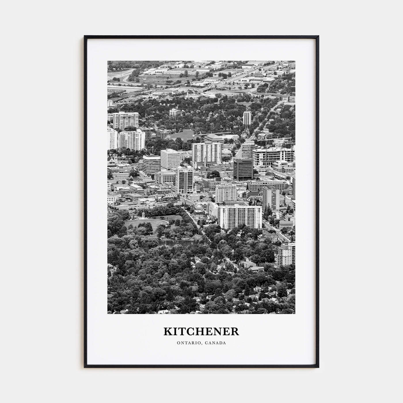 Kitchener Portrait B&W Poster