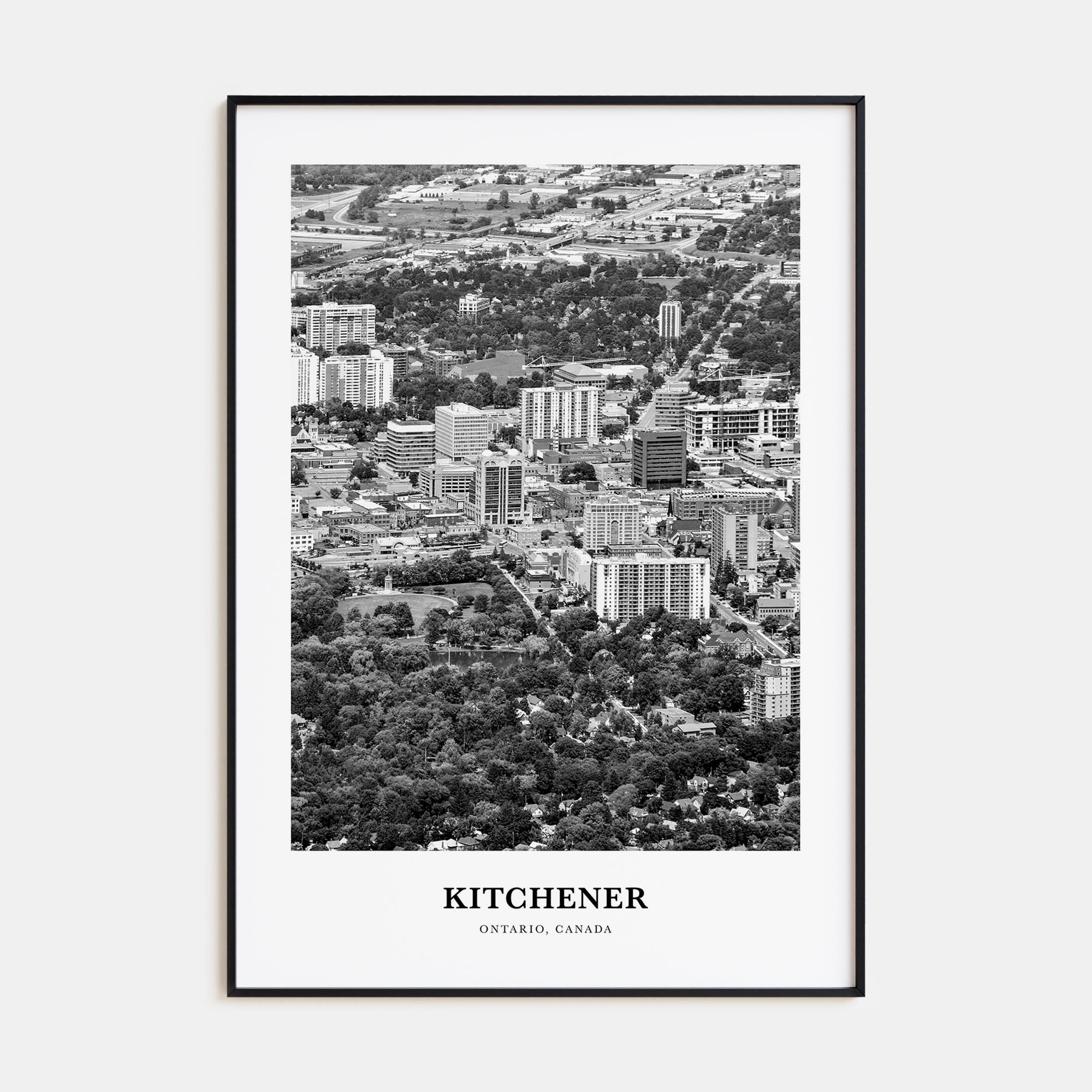 Kitchener Portrait B&W Poster