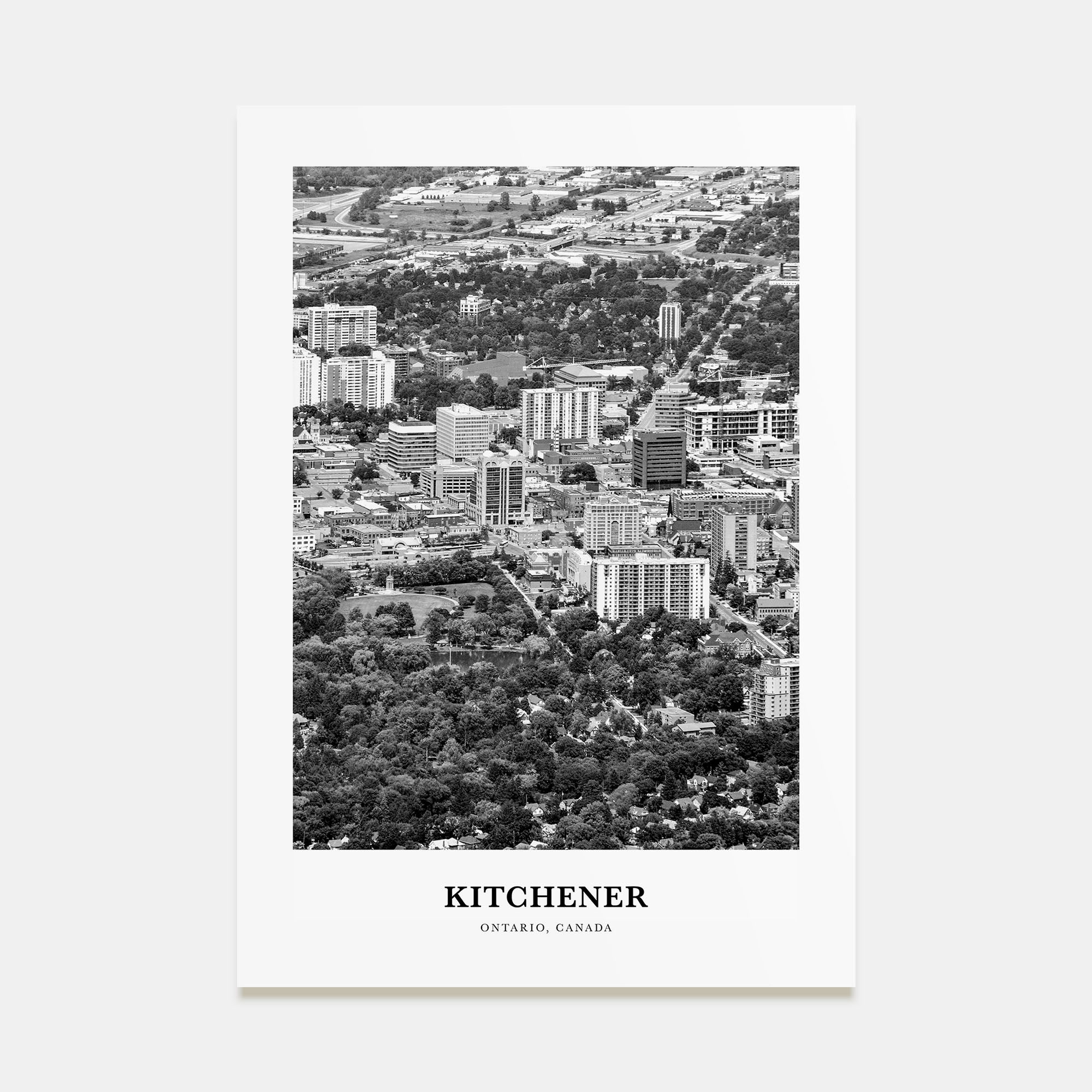 Kitchener Portrait B&W Poster