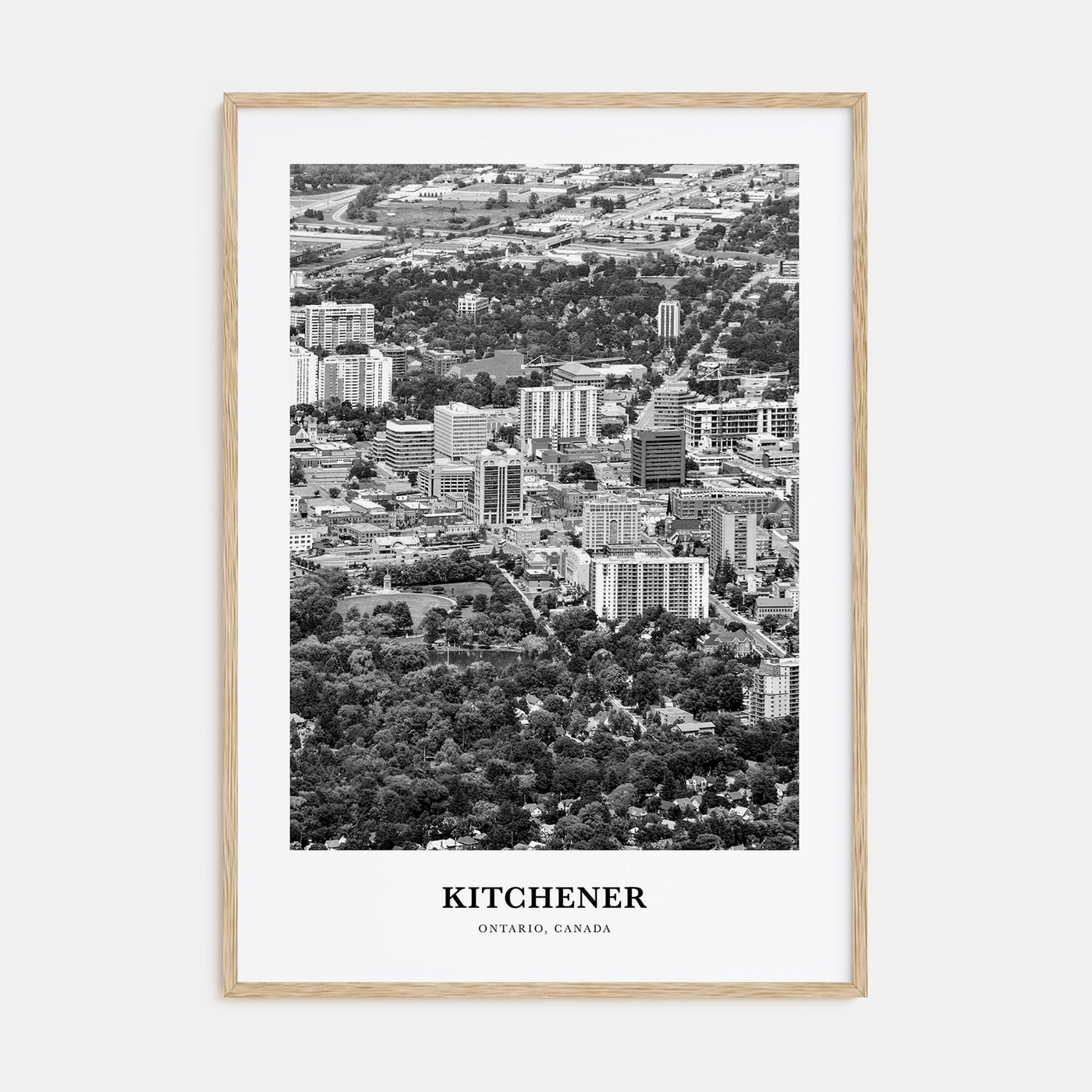 Kitchener Portrait B&W Poster