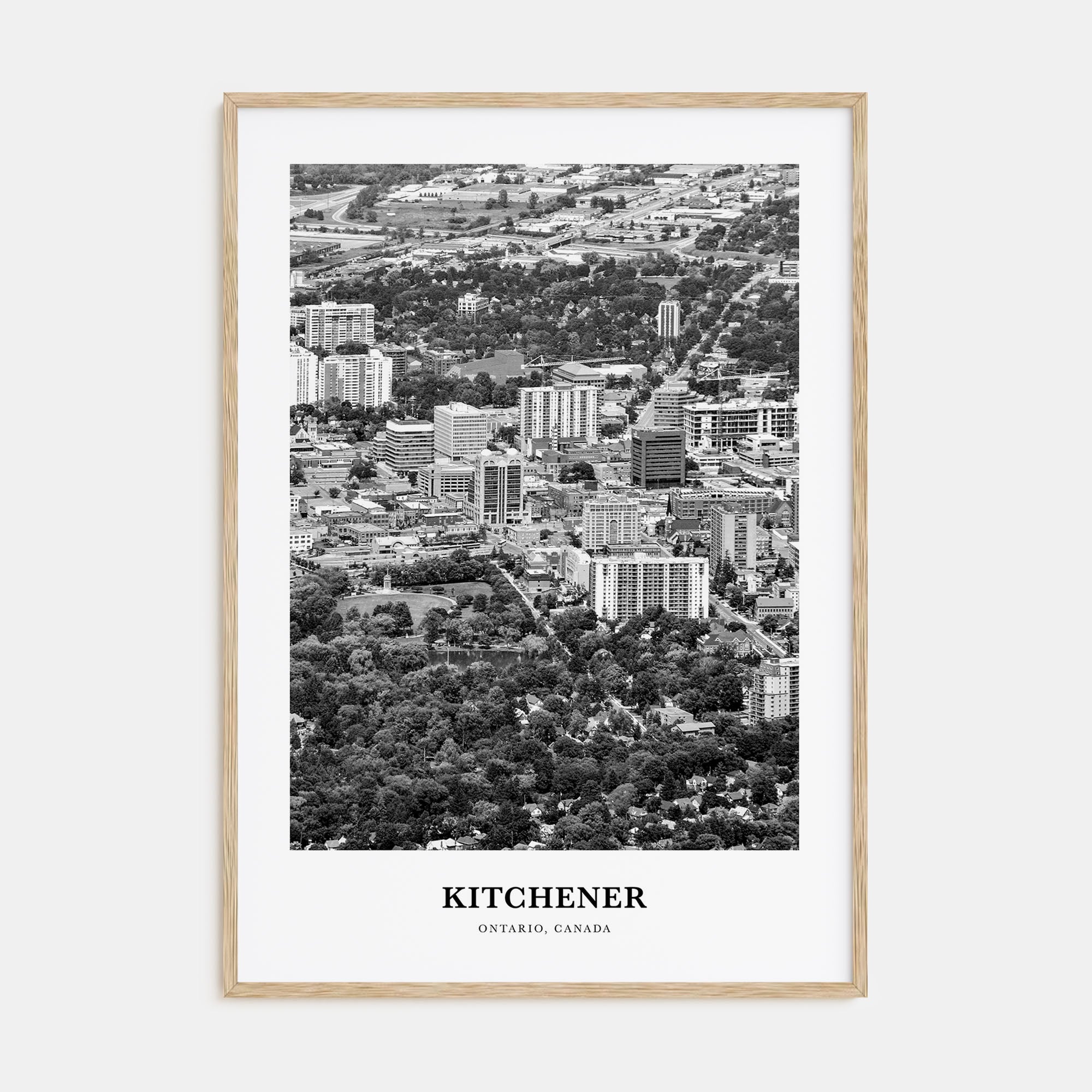 Kitchener Portrait B&W Poster