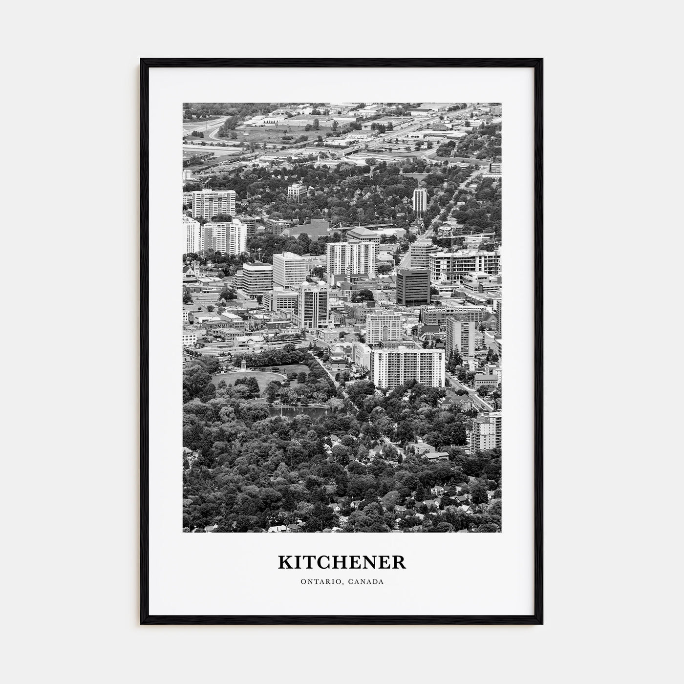 Kitchener Portrait B&W Poster