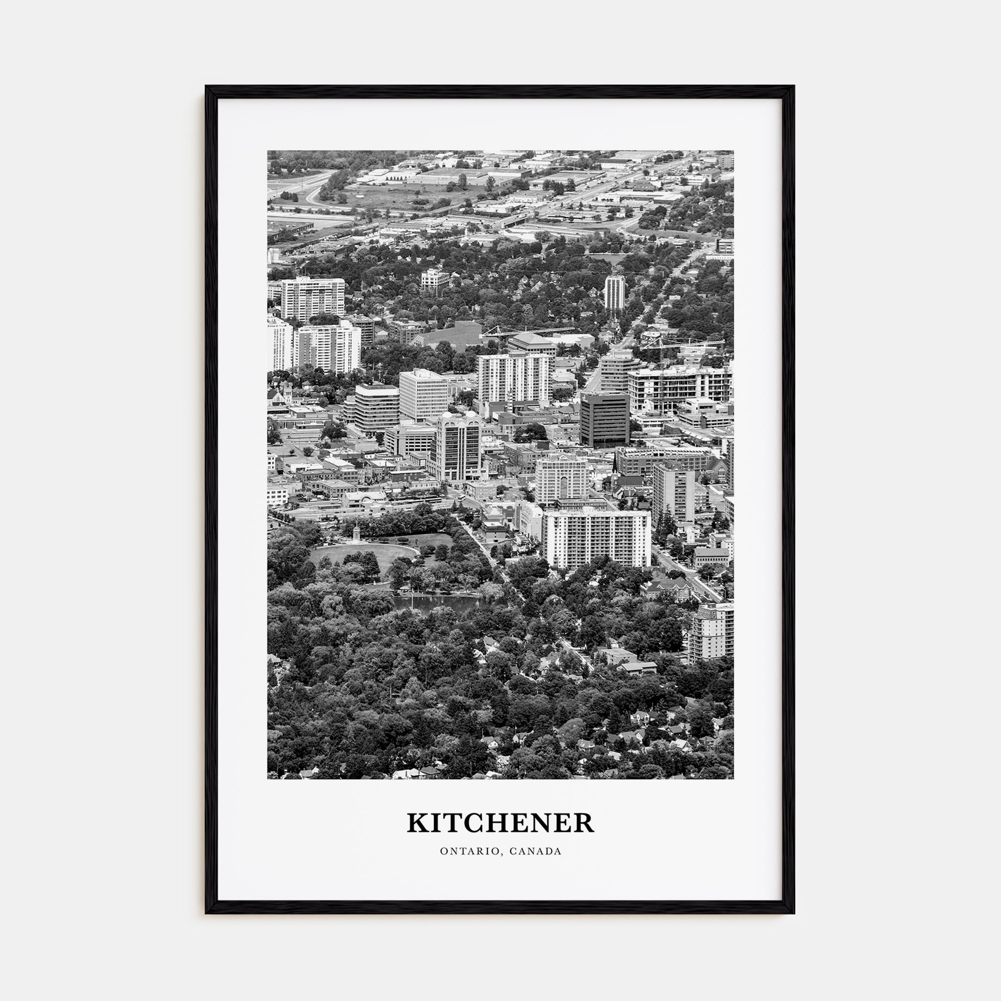 Kitchener Portrait B&W Poster