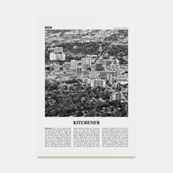 Kitchener Travel B&W Poster