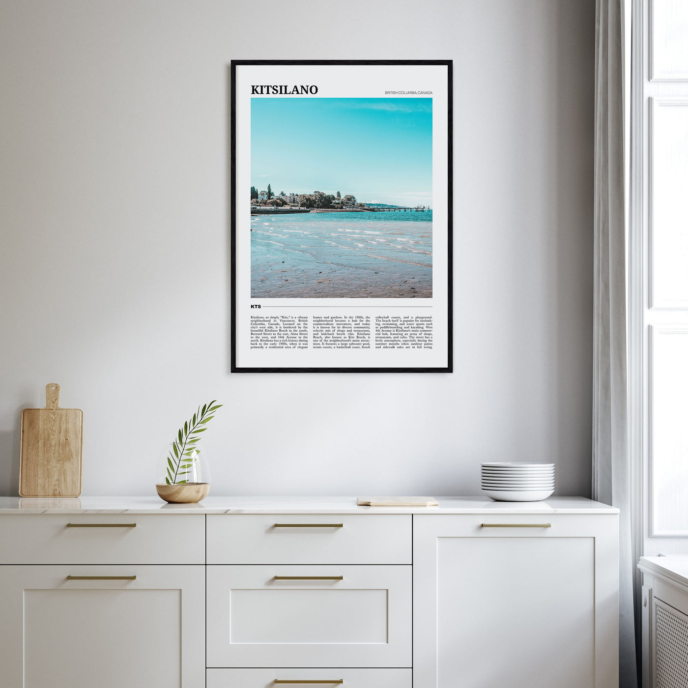 Kitsilano Travel Color Poster