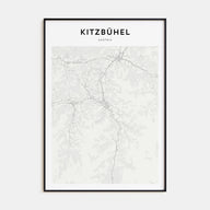 Kitzbühel Map Portrait Poster