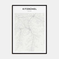 Kitzbühel Map Portrait Poster
