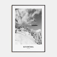 Kitzbühel Portrait B&W Poster