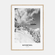 Kitzbühel Portrait B&W Poster