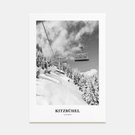 Kitzbühel Portrait B&W Poster