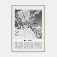 Kitzbühel Travel B&W Poster