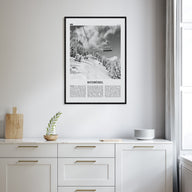 Kitzbühel Travel B&W Poster