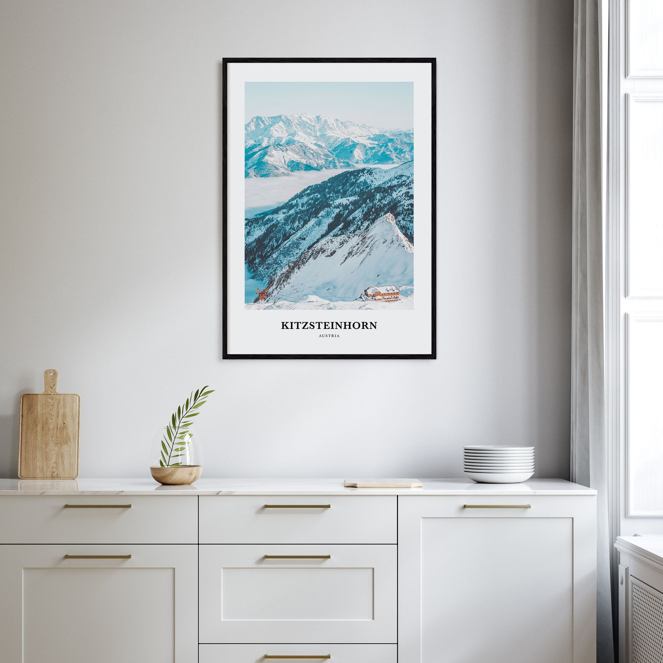 Kitzsteinhorn Portrait Color Poster