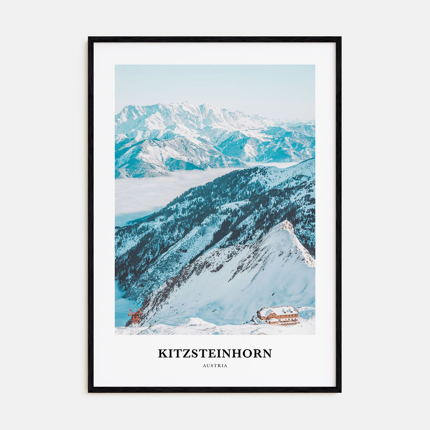 Kitzsteinhorn Portrait Color Poster