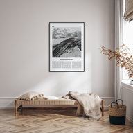 Kitzsteinhorn Travel B&W Poster