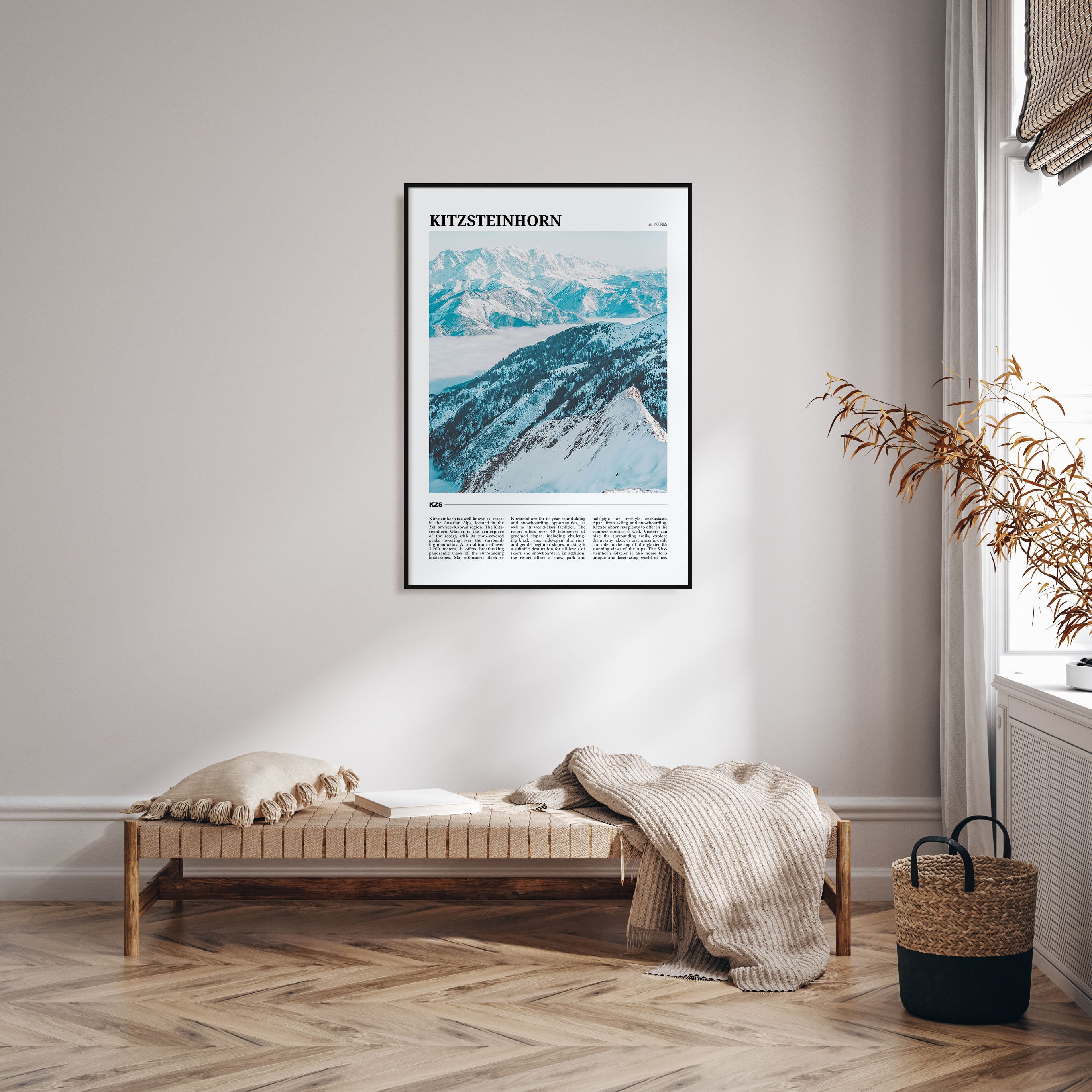 Kitzsteinhorn Travel Color Poster