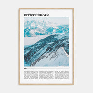 Kitzsteinhorn Travel Color Poster