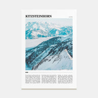 Kitzsteinhorn Travel Color Poster