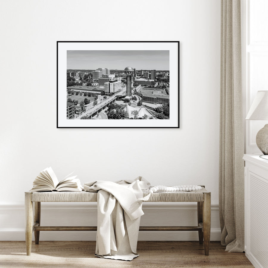 Knoxville Landscape B&W Poster