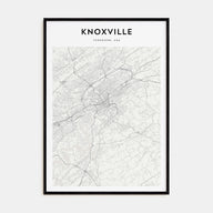 Knoxville Map Portrait Poster