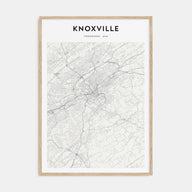 Knoxville Map Portrait Poster
