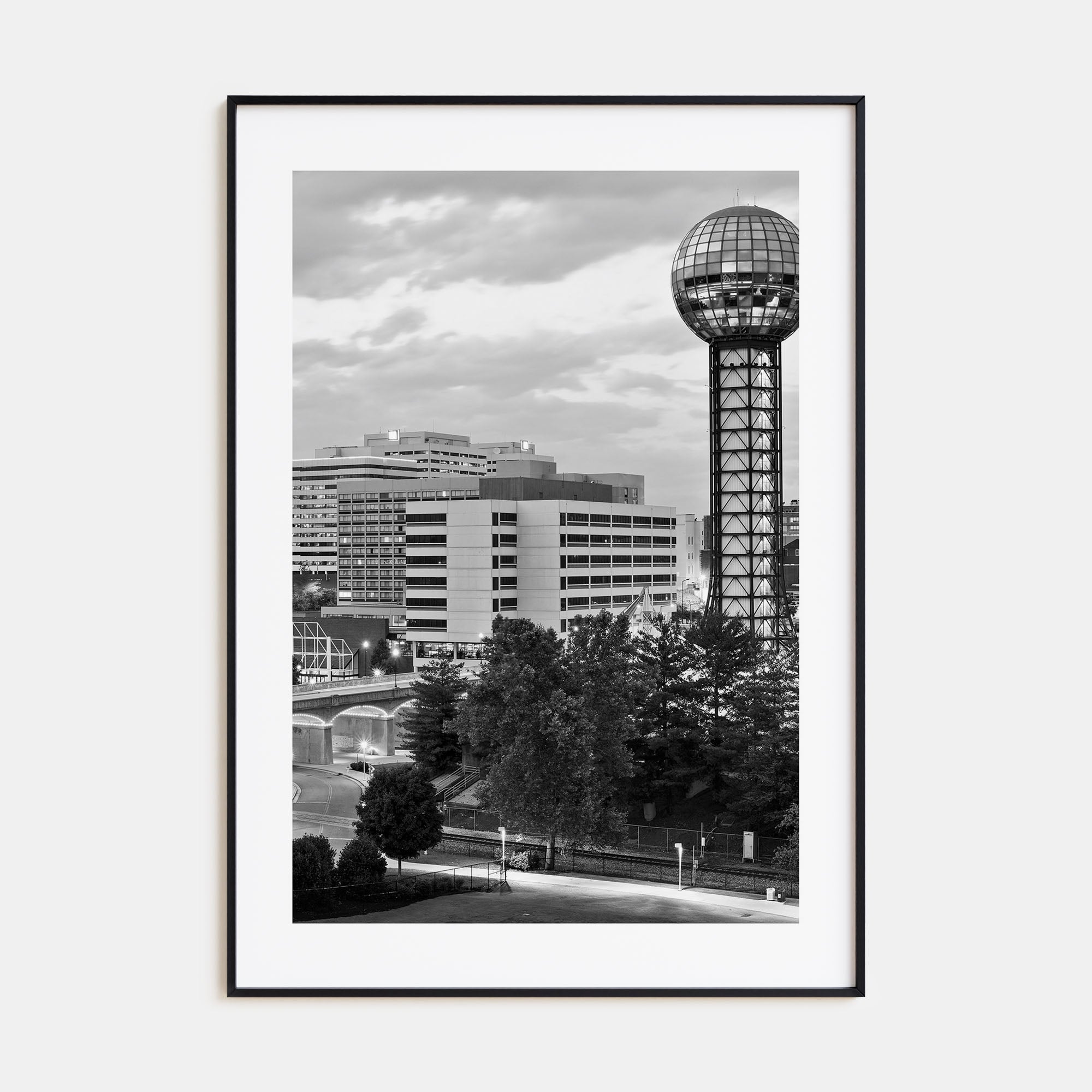 Knoxville Photo B&W Poster