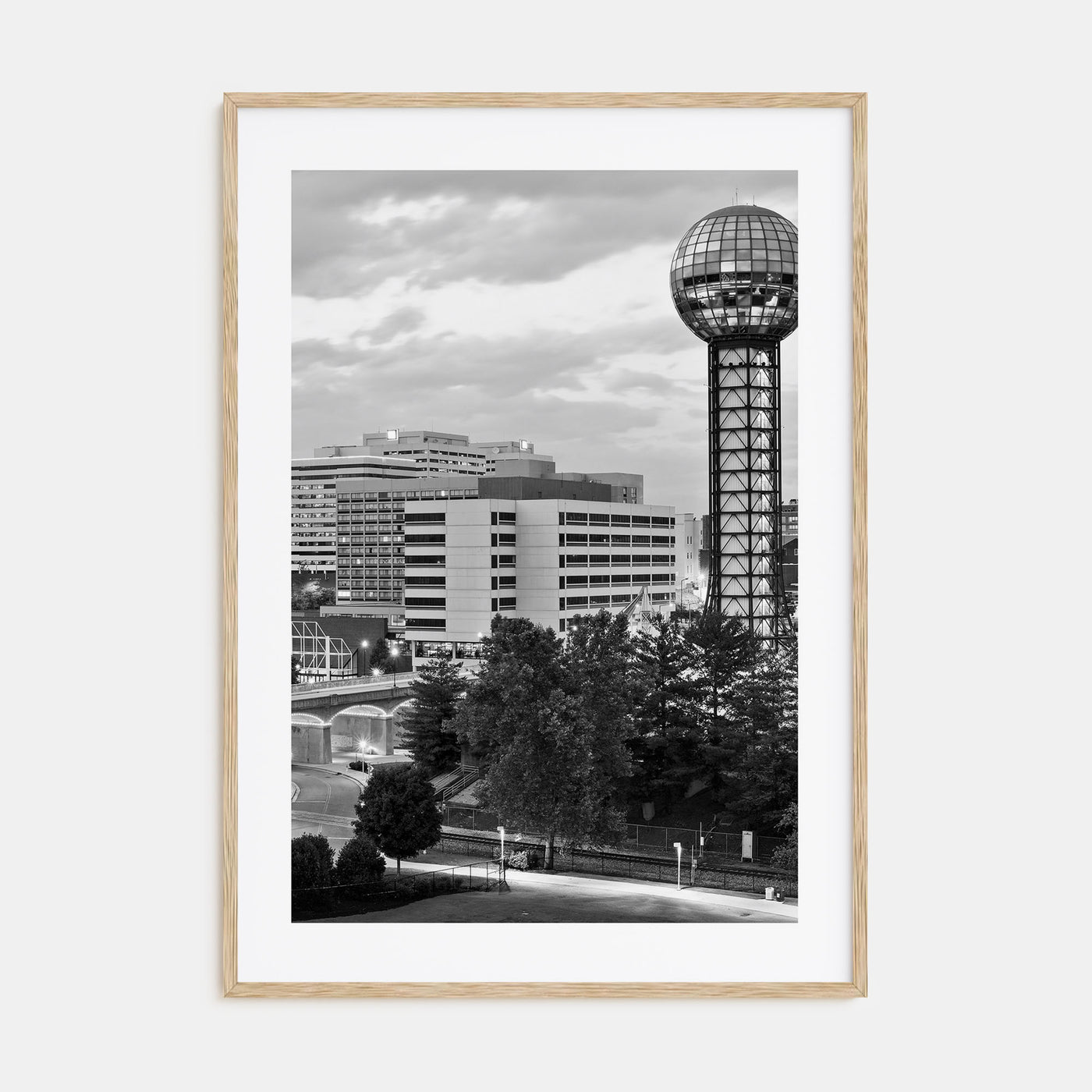Knoxville Photo B&W Poster