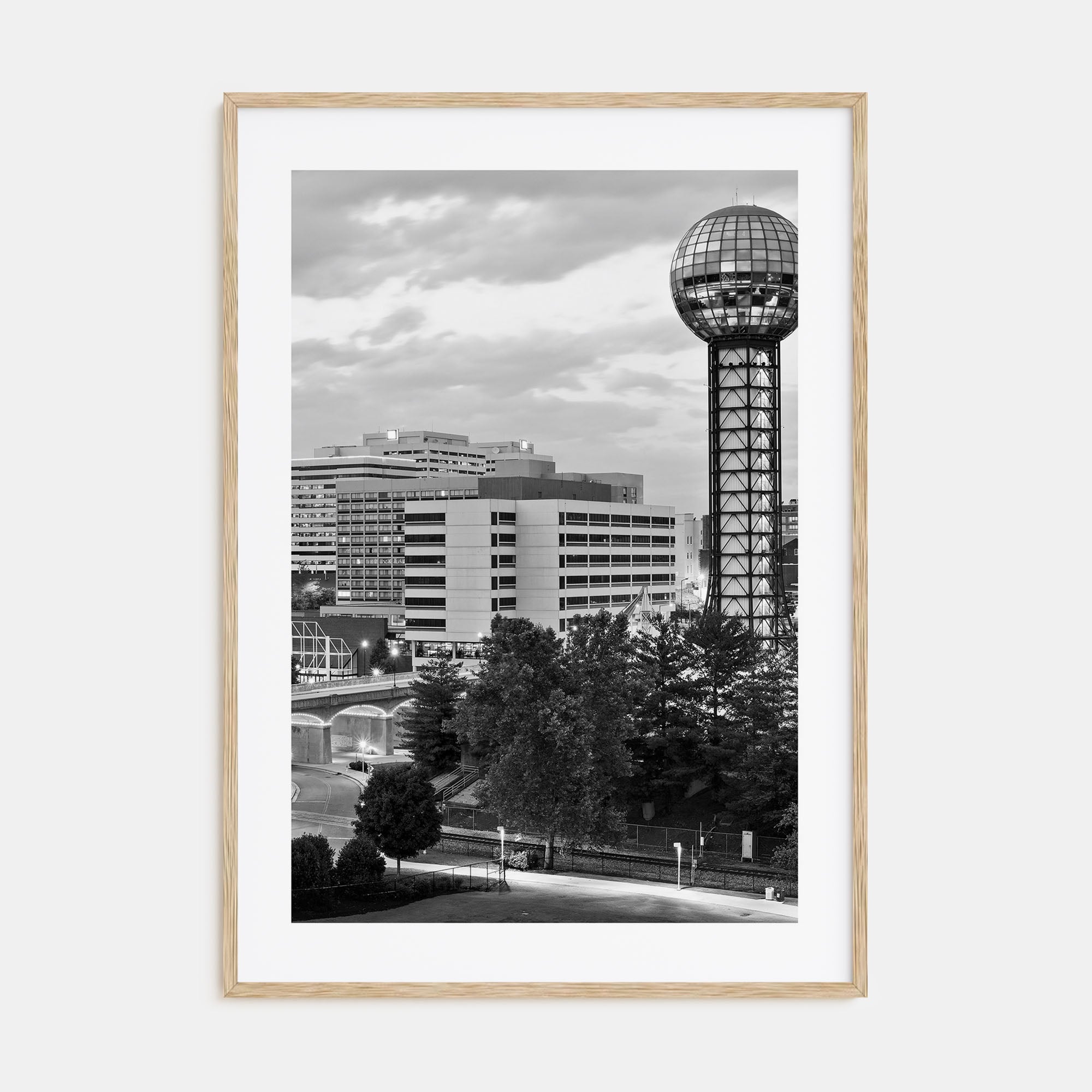Knoxville Photo B&W Poster