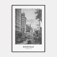 Knoxville Portrait B&W No 1 Poster