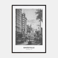 Knoxville Portrait B&W No 1 Poster