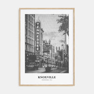 Knoxville Portrait B&W No 1 Poster